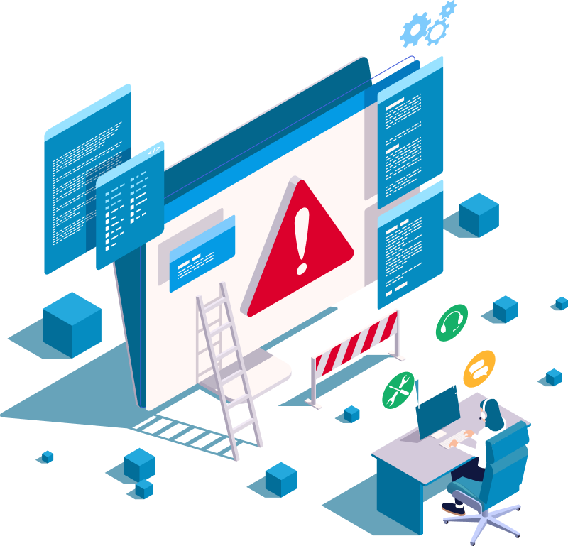 Error 404 illustration